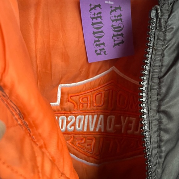 harley davidson bomber jacket - Picture 4 of 5